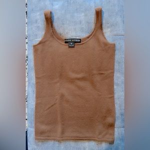 Brow tank top cashmere